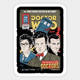 Doctor Who Comic Sticker